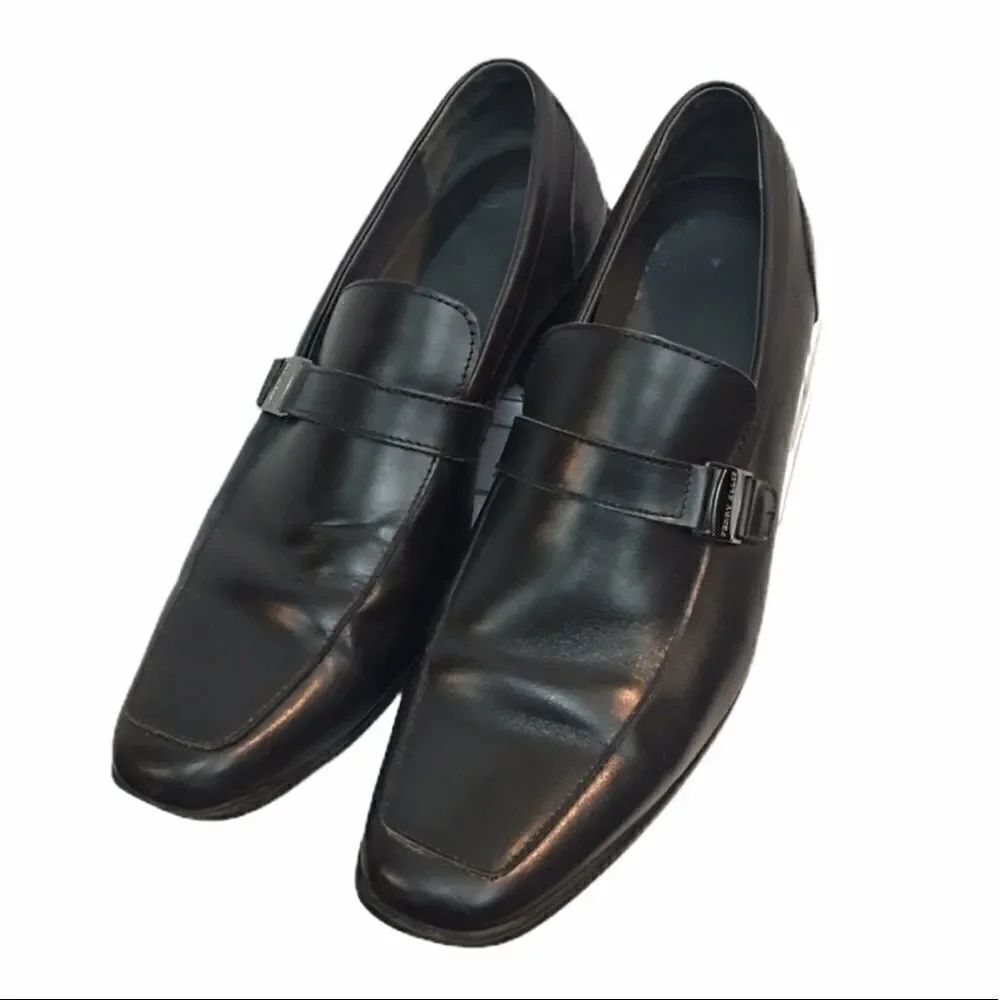 Men’s Perry Ellis buckled dress leather shoes